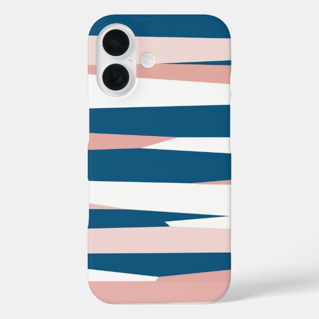 Pink blue and white Case-Mate iPhone case (Back)