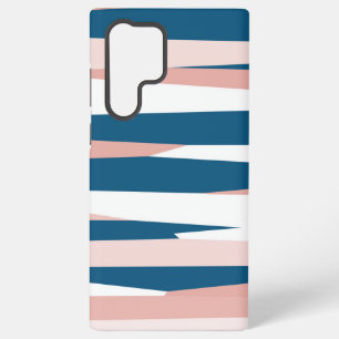 Pink blue and white samsung galaxy case