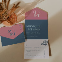 Pink & Blue Cotton Candy Wedding |