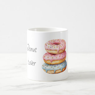 Pink Blue Doughnut Lover Coffee Mug
