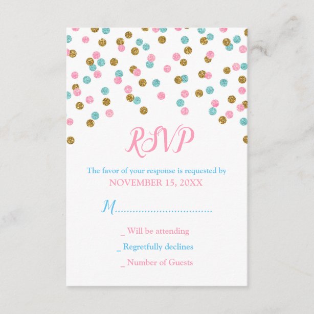 Baby Shower RSVP & Response Cards Zazzle AU