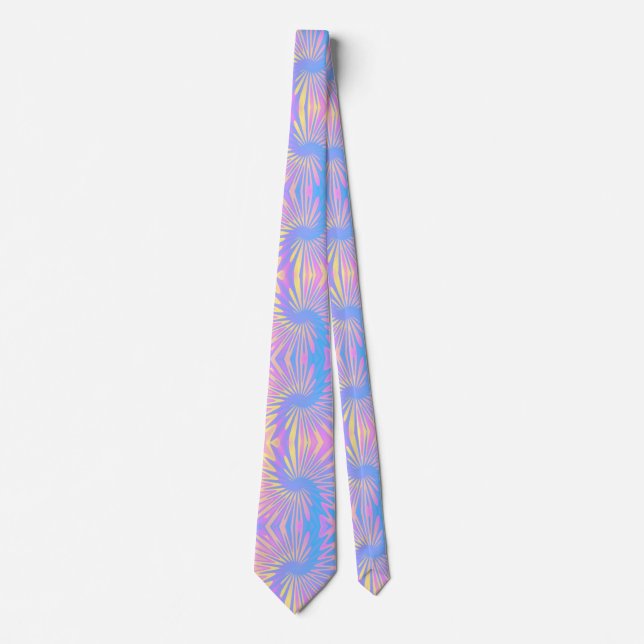 pink blue gradient Artistic Spiral tie dye (Front)