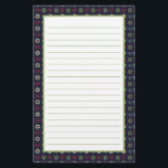 Pink Blue Green Menorah and Star of David Pattern Stationery<br><div class="desc">Whimsical stationery with Hanukkah themed pattern of menorahs and Star of David in blue, green and pink.</div>
