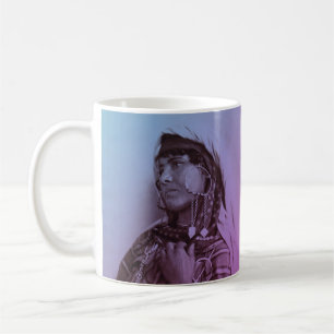 Pink Blue Maghreb Tunisian Traditional Girl Woman Coffee Mug