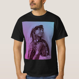 Pink Blue Maghreb Tunisian Traditional Girl Woman  T-Shirt