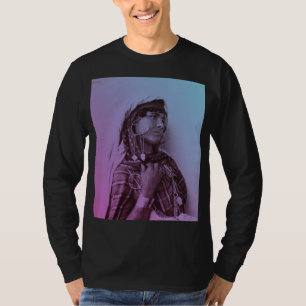 Pink Blue Maghreb Tunisian Traditional Girl Woman  T-Shirt
