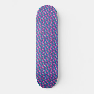 Pink Blue Mermaid Glitter Skateboard