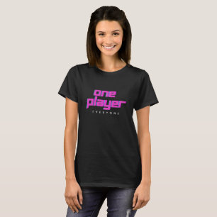 Pink & Blue One Player T-Shirt