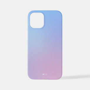 Pink, Blue Pastel Gradient Ombre Effect Phone Case