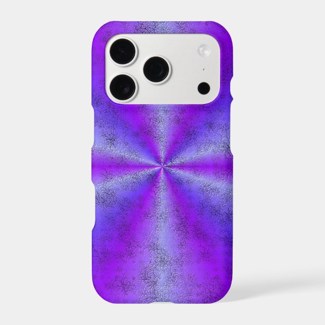 Pink Blue Rainbow in Elephant Skin Leather Optik (Back)