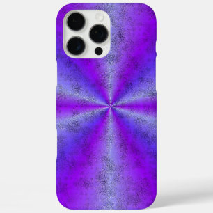 Pink Blue Rainbow in Elephant Skin Leather Optik iPhone 16 Pro Max Case