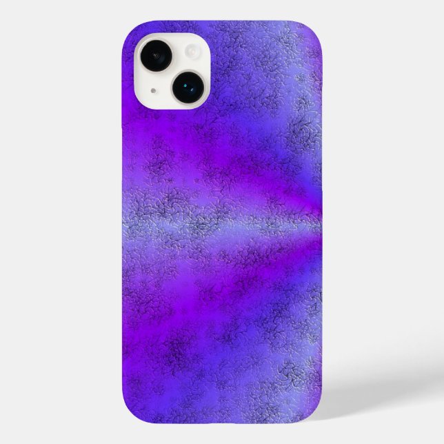 Pink Blue Rainbow in Elephant Skin Leather Optik Case-Mate iPhone Case (Back)