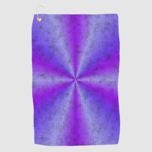Pink Blue Rainbow in Elephant Skin Leather Optik Golf Towel