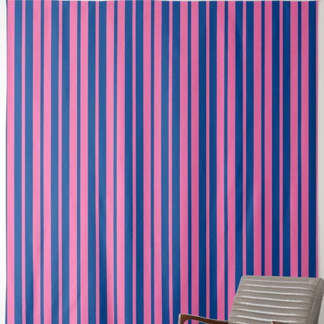 Pink Blue Stylish Stripes Pattern Design  Fabric (Creator Uploaded)