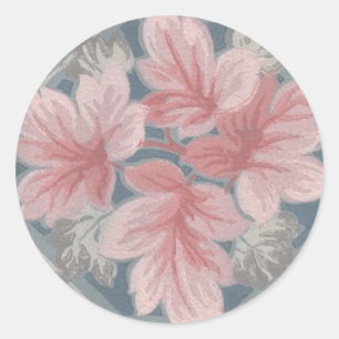 Pink & Blue Wallpaper - Sticker
