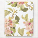 Pink Blush Blooming Summer Floral Botanica Mouse Pad<br><div class="desc">Blooming Summer Floral Botanical</div>