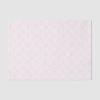 Pink Blush Damask Floral Traditional Tissue Paper