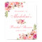 Pink Blush Floral Bridal Shower Welcome