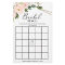 Pink Blush Floral Geometric Bridal Shower Bingo