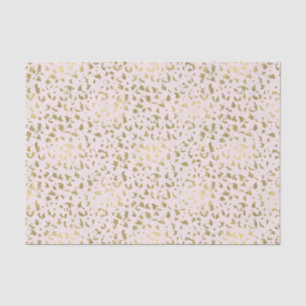 Pink Blush Gold Animal Print Tissue Paper