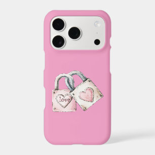 Pink Blush Love Heart Locks