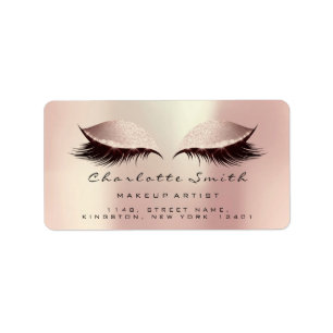 Pink Blush Makeup Artist Lashes Beauty RSVP Label