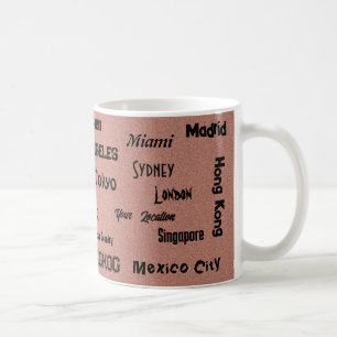 pink blush Mega city  Coffee Mug