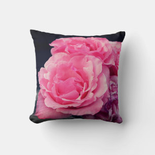 Pink Blush Rose Cushion