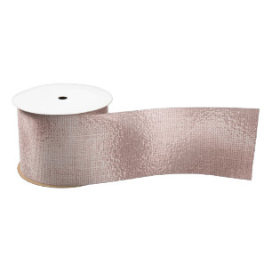 Pink Blush Rose Gold Birthday  Satin Ribbon