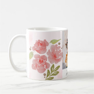 Pink Blush Rose Photo Coffee Mug