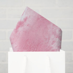 Pink Blush White Bridal Shower Tissue Paper