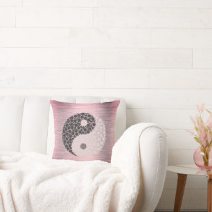 Pink Blush Yin Yang Cushion