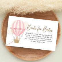 Pink Boho Bear Baby Shower Books for Baby