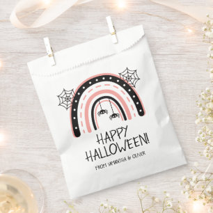 Pink Boho Rainbow Halloween Favour Bag