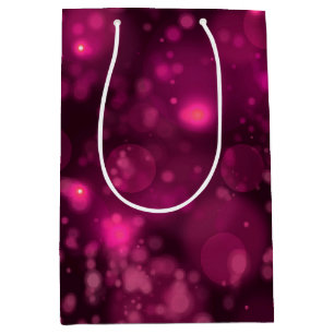 Pink Bokeh Medium Gift Bag