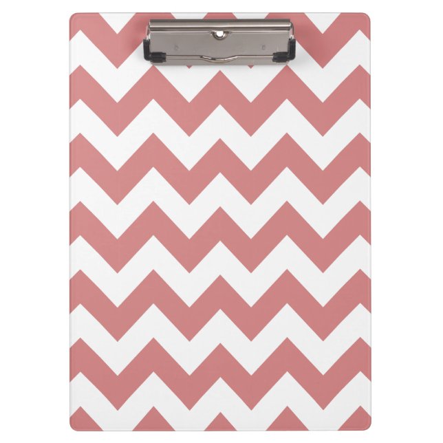 Pink Bold Chevron Clipboard (Front)