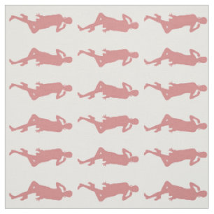 Pink Bold Mod GoGo Girls Fabric