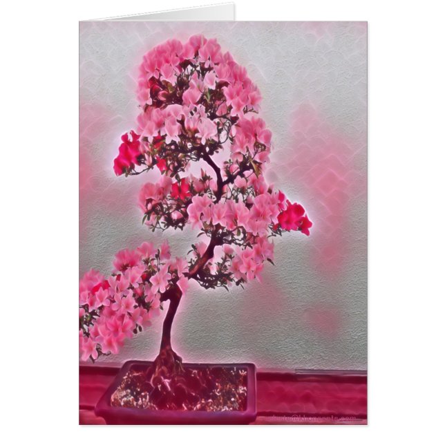 Pink Bonsai Tree (Front)