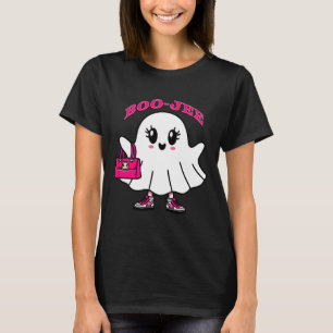Pink Boo-jee Funny Ghost Halloween T-Shirt