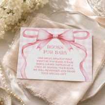 Pink Book Request Plaid Bow Watercolor