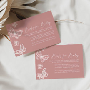 Pink Books for Baby Card