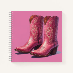 Pink boots notebook! notebook