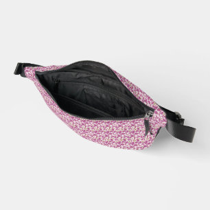 Pink Botanical Vine Pattern Floral Nature Design Bum Bags