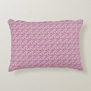 Pink Botanical Vine Pattern Floral Nature Design Decorative Cushion