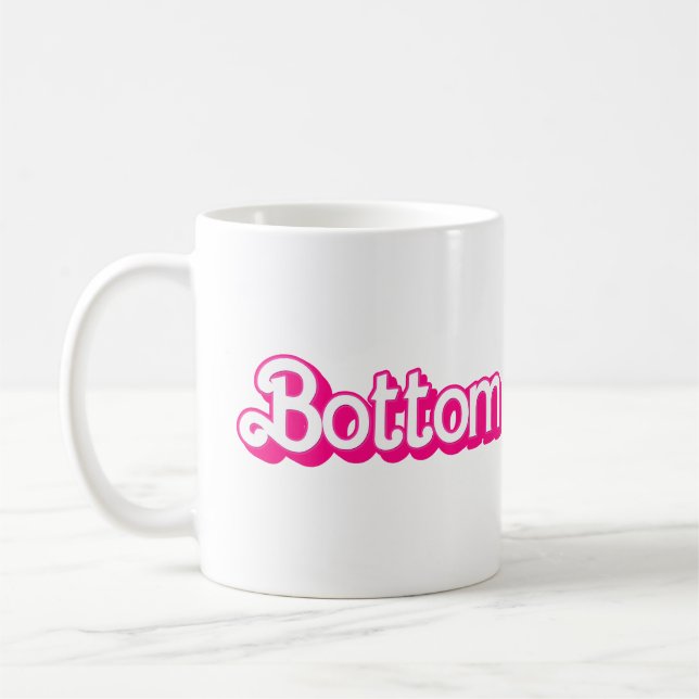 Pink Bottom Coffee Mug (Left)