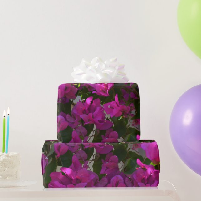 Pink Bougainvillaea Flowers, Gift Wrapping Paper (Party Gifts)