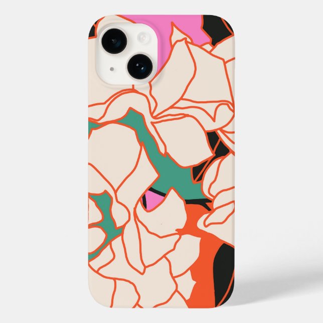 Pink Bougainvillea Essence Case-Mate iPhone Case (Back)
