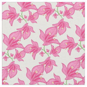 Pink Bougainvillea Fabric