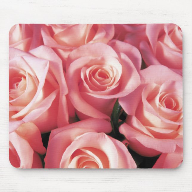 Pink Bouquet Mouse Pad (Front)