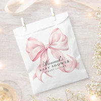 Pink Bow Baby Shower Coquette Bow Theme
